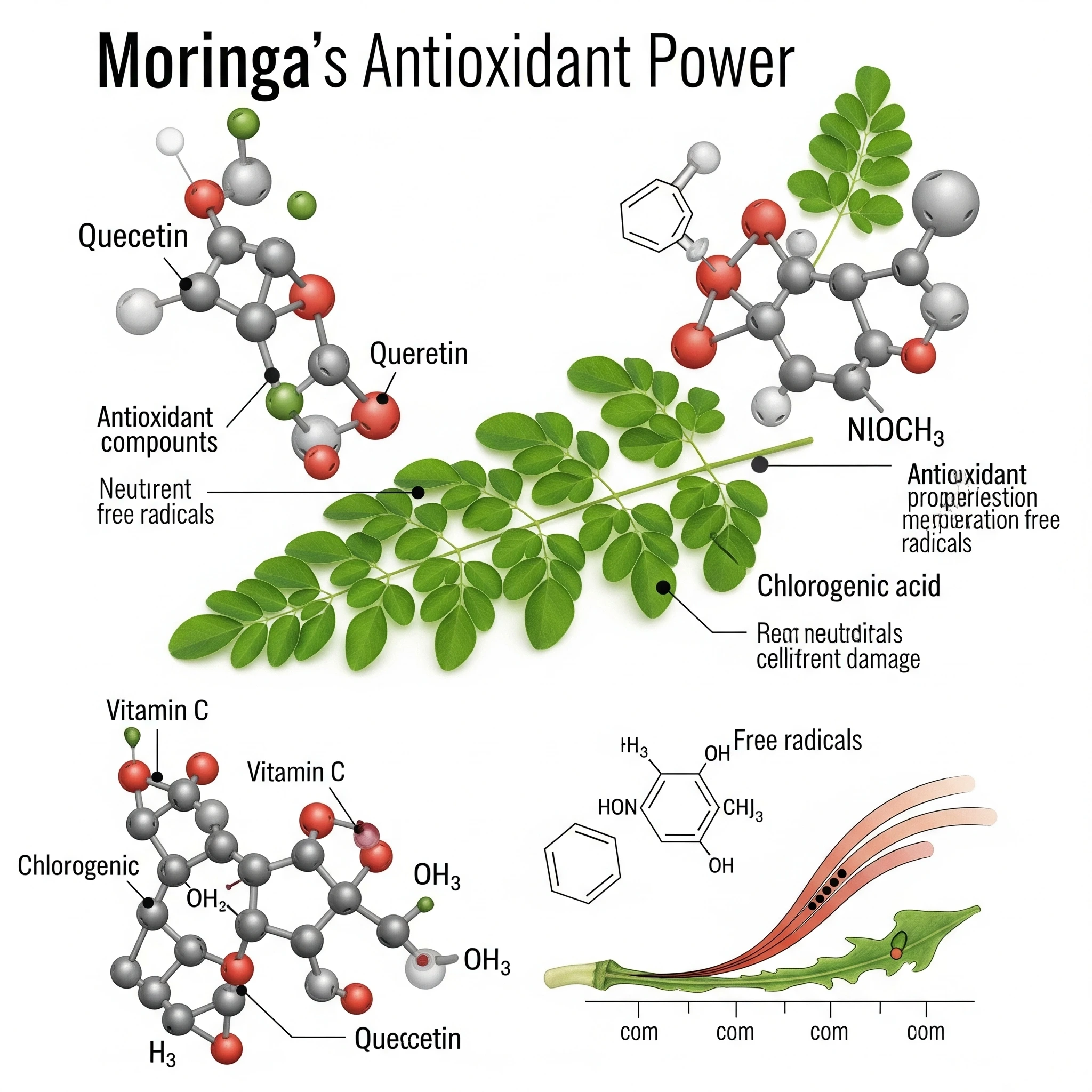 Propriétés antioxydantes du Moringa